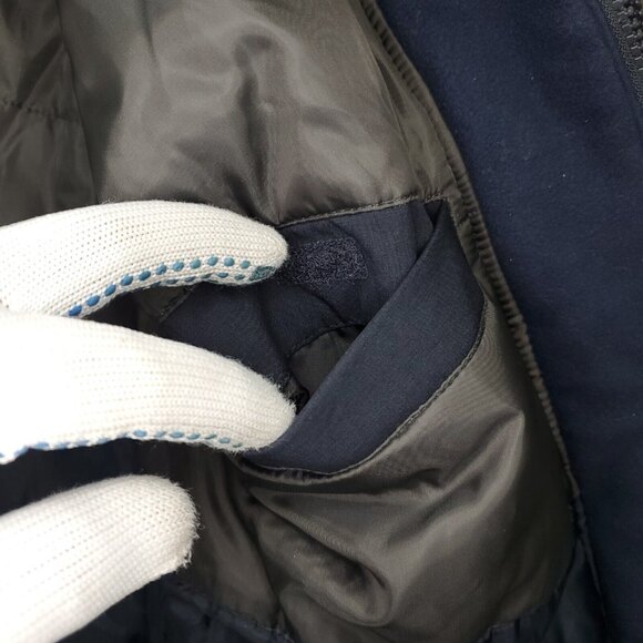 Weatherproof Jacket Mens Large Blue Coat Winter Removable Hood Full Zip Pockets - Picture 5 of 11